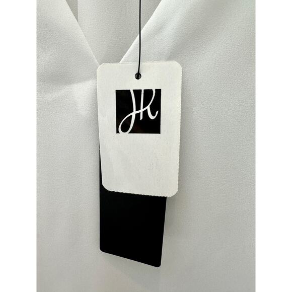 JOSEPH RIBKOFF White Lace Sleeve Blouse Boho Feminine Romantic Top NWT | Size 6 - Picture 7 of 8